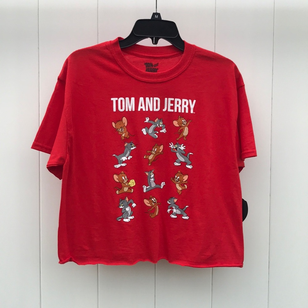 Tom and Jerry Characters Printed Tee